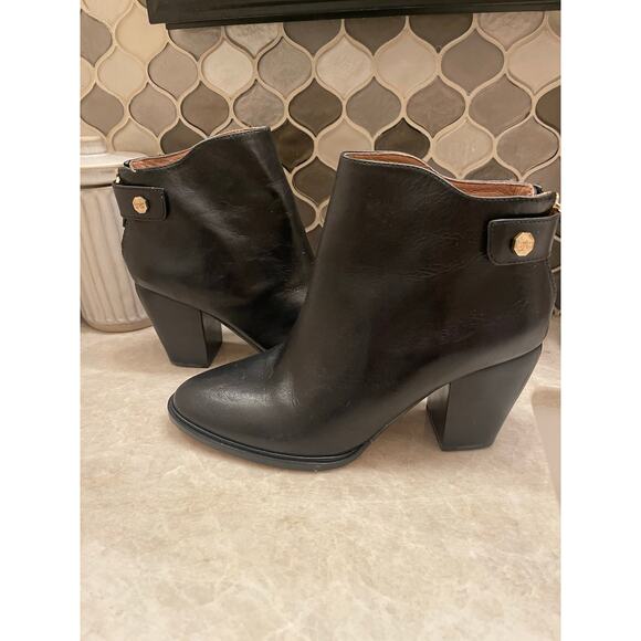 Louise et Cie boots. Sz 9 (40) black leather booties - Picture 1 of 11